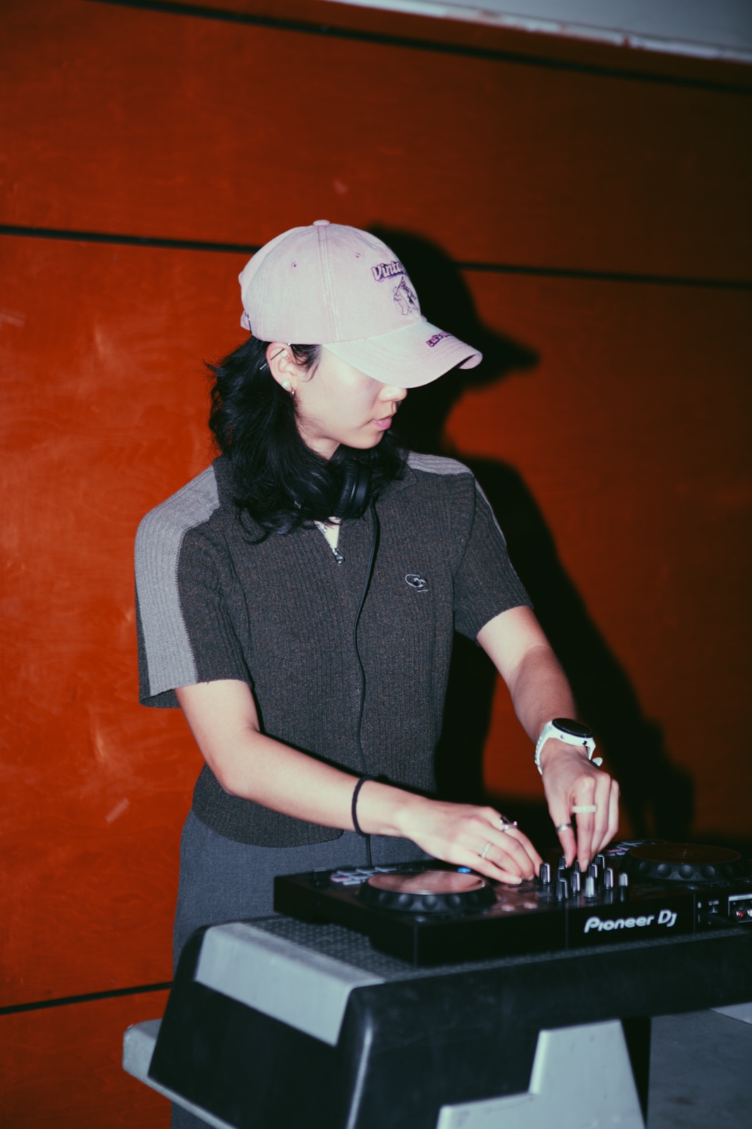 DJ at the fundraiser