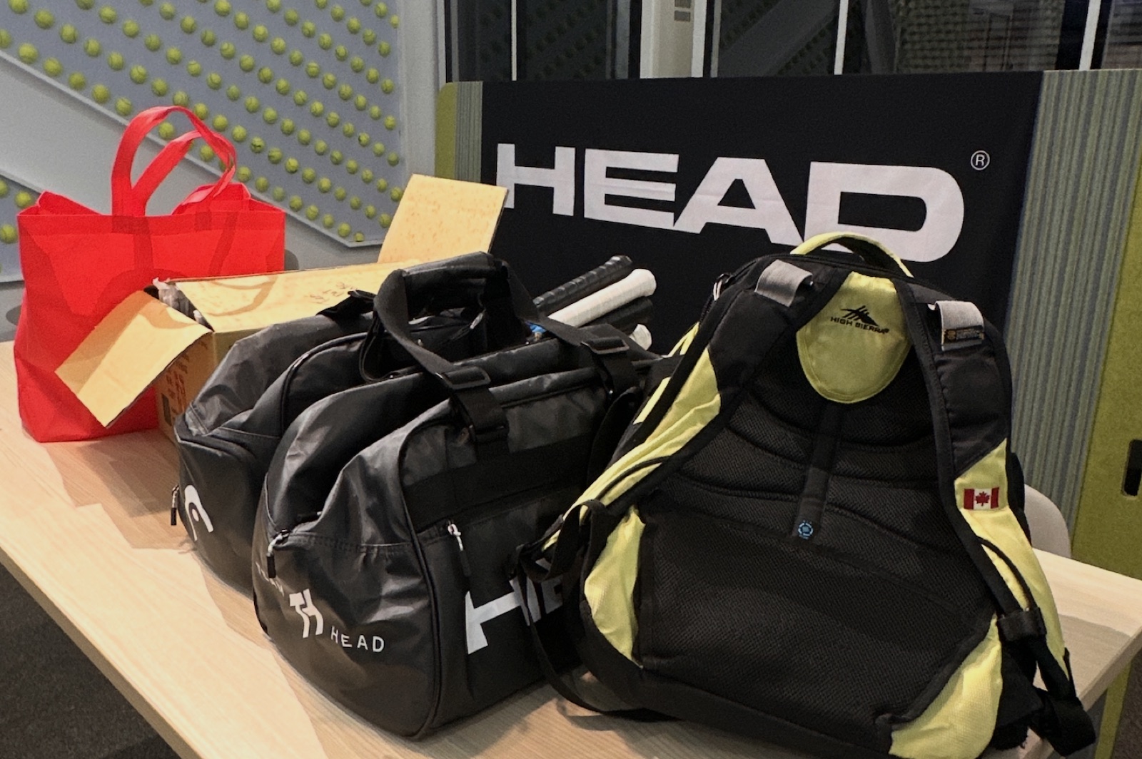 HEAD bags from our sponsor